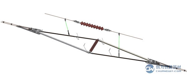 FYHH-1.6AT 菱形分段绝缘器（A型，25kV/≤160km/h） 图2