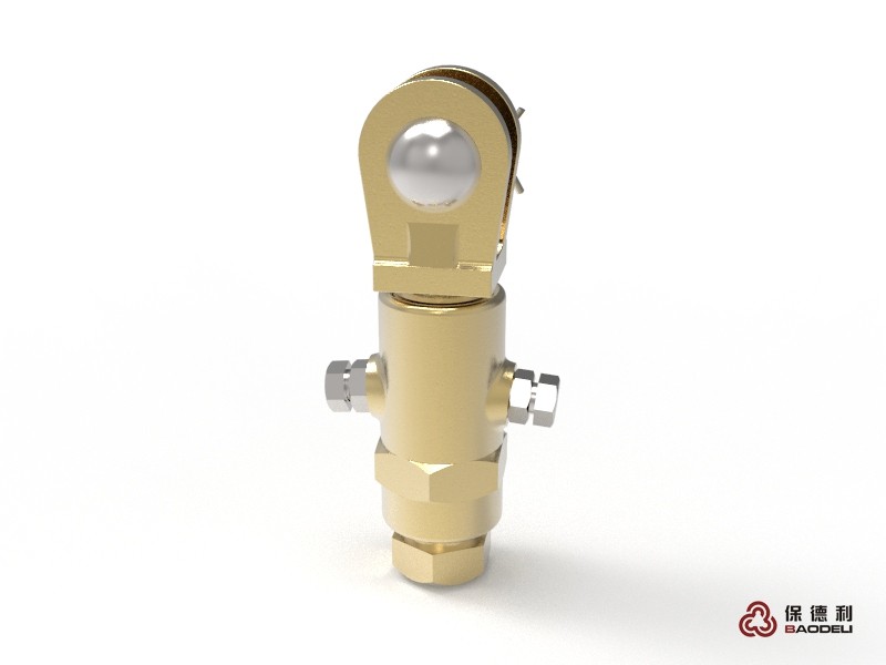 顶丝型接触线终端锚固线夹 2