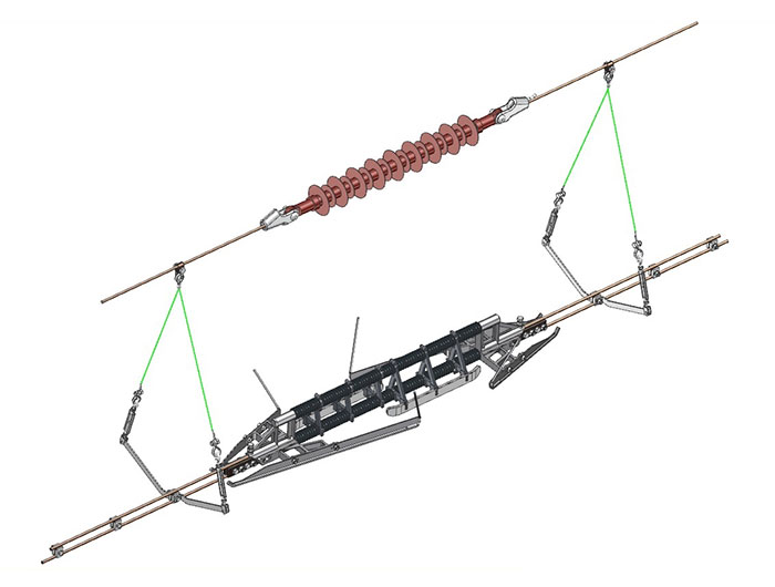 电气化铁路接触网用分段绝缘器（梭式A型）